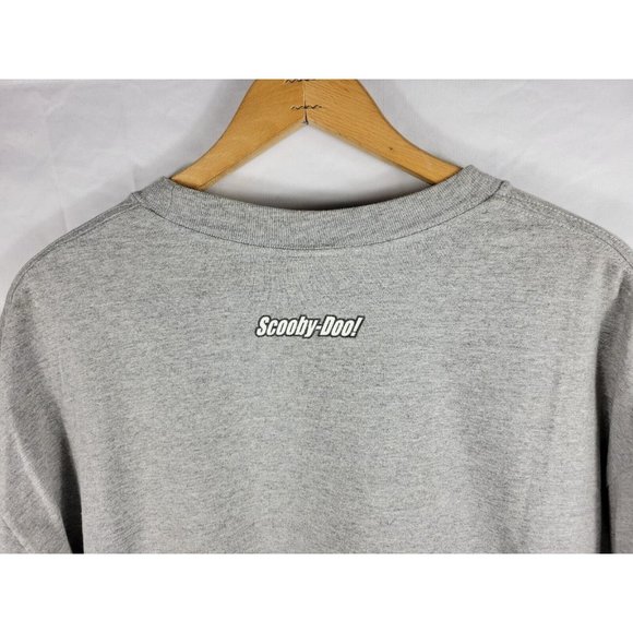 Scooby Doo Shaggy Vintage Cartoon TV Promo Long Sleeve T Shirt Size XL Gray - Picture 7 of 7